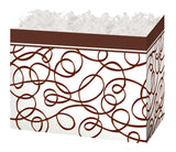 Chocolate Drizzle - Basket Box - 10-1/4 x 6 x 7-1/2"
