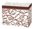 Chocolate Drizzle - Basket Box - 6-3/4 x 4 x 5"