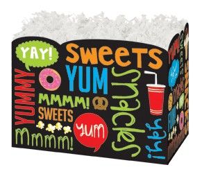 Snack Attack - Basket Box - 6-3/4 x 4 x 5"