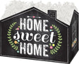 Chalkboard Home Sweet Home - Basket Box - 10-1/4 x 6 x 7-1/2"