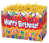 Birthday Candles - Basket Box - 6-3/4 x 4 x 5"