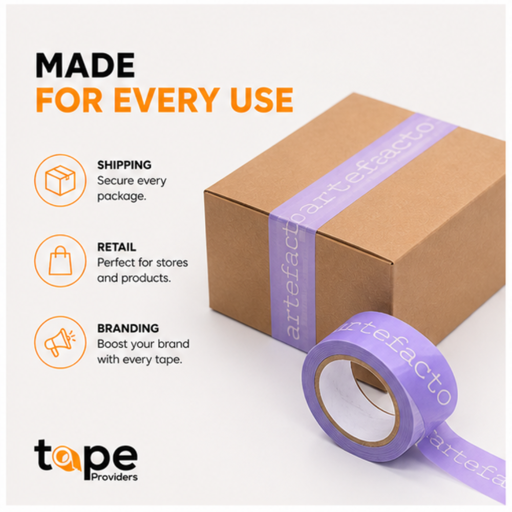 Custom-Printed Packing Tape | CPT1 (Made in USA)