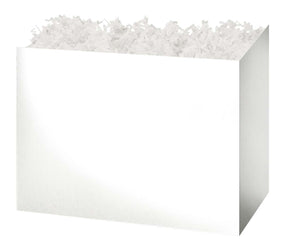 White - Basket Box - 10-1/4 x 6 x 7-1/2"