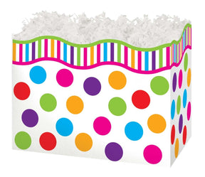 Gumballs - Basket Box - 6-3/4 x 4 x 5"