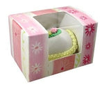 Daisy Stripes Window - Egg Mold Candy Box - (1 lb) 5-1/2 x 4 x 3-1/2"