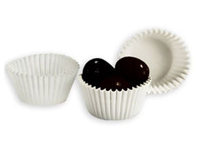 White - Candy Cups - 1 x 3/4"