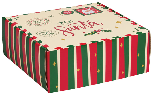 Letters to Santa - Decorative Mailer - 8 x 8 x 3"