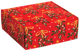 Mistletoe Bows - Decorative Mailer - 8 x 8 x 3"