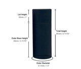 2 ounce / 60 g Push-up Paper Tube