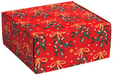 Mistletoe Bows - Decorative Mailer - 9 x 9 x 4"