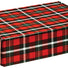 Christmas Plaid - Decorative Mailer - 12 x 9 x 3"