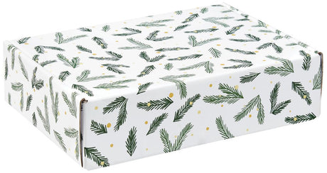 Holly Jolly Christmas - Decorative Mailer - 12 x 9 x 3"