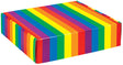 Rainbow Stripes - Decorative Mailer - 12 x 12 x 3"