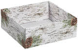 White Birch - Decorative Trays - 8 x 8 x 3"