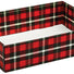Christmas Plaid - Decorative Trays - 12 x 9 x 3"