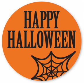 Halloween - Decorative Label - 2" Round