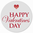 Valentine's Day - Decorative Label - 2" Round