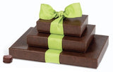 Brown Leather - Rectangle Set Up Candy Box - (12 Pc.) 6-3/8 x 4-3/4 x 1-3/16"