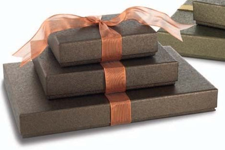 Speckle Walnut - Rectangle Set Up Candy Box - (24 Pc.) 9-1/2 x 6-3/8 x 1-3/16"