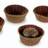 Brown  / Gold Striped - Candy Cups - 1-1/4 x 7/8"
