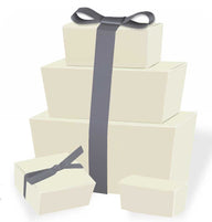Cream - Ballotin Box - (1 lb) 6-5/8 x 3-3/4 x 3-1/2"