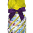 Solid Top Diagonal Stripes Gold - Stand Up Candy Bag - (1/2 lb) 2-1/4 x 1-7/8 x 9-1/2"