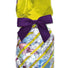 Solid Top Diagonal Stripes Gold - Stand Up Candy Bag - (1/2 lb) 2-1/4 x 1-7/8 x 9-1/2"