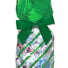 Solid Top Diagonal Stripes Green - Stand Up Candy Bag - (1/2 lb) 2-1/4 x 1-7/8 x 9-1/2"