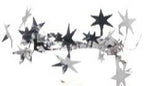 Silver Star - Garland - 25" Coil