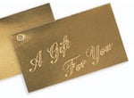 Gold - A Gift for You - Greeting Cards - 3-1/2 x 2"