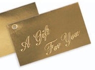 Gold - A Gift for You - Greeting Cards - 3-1/2 x 2"