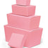 Pink - Ballotin Box - (2 Pc.) 2-5/8 x 1-5/16 x 1-1/4"