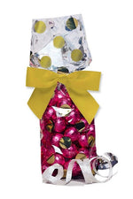 Large Dots Gold - Stand Up Candy Bag - (1 lb) 2-3/4 x 2 x 11"