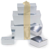 Silver - Ballotin Box - (1 lb) 6-5/8 x 3-3/4 x 3-1/2"