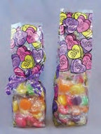 Conversation Hearts - Stand Up Candy Bag - (1 lb) 2-3/4 x 2 x 11"