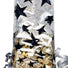 Stars Black - Stand Up Candy Bag - (1 lb) 2-3/4 x 2 x 11"