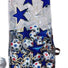 Stars Blue - Stand Up Candy Bag - (1 lb) 2-3/4 x 2 x 11"