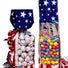 Stars & Stripes - Stand Up Candy Bag - (1/2 lb) 2-1/4 x 1-7/8 x 9-1/2"