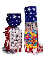 Stars & Stripes - Stand Up Candy Bag - (1/2 lb) 2-1/4 x 1-7/8 x 9-1/2"