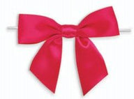 Hot Pink - Self Adhesive Bow - 3-1/2" Bow - Self Adhesive