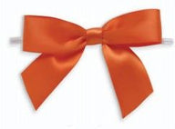 Orange - Self Adhesive Bow - 3-1/2" Bow - Self Adhesive