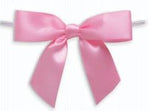Pink - Self Adhesive Bow - 3-1/2" Bow - Self Adhesive