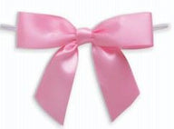 Pink - Self Adhesive Bow - 3-1/2" Bow - Self Adhesive