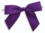 Purple - Self Adhesive Bow - 3-1/2" Bow - Self Adhesive