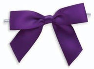 Purple - Self Adhesive Bow - 3-1/2" Bow - Self Adhesive