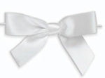 White - Self Adhesive Bow - 3-1/2" Bow - Self Adhesive