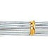 Silver - Twist Ties - 6 x 5/32"