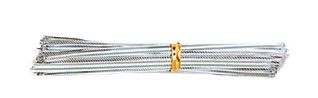 Silver - Twist Ties - 6 x 5/32"