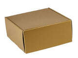 Gold Metallic - Decorative Mailer - 9 x 9 x 4"