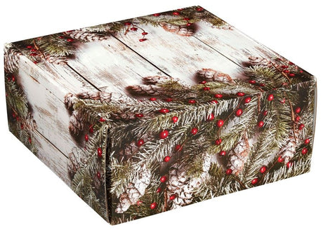 Rustic Winter - Decorative Mailer - 9 x 9 x 4"